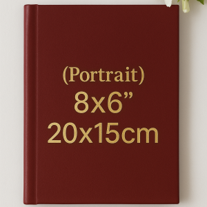 20x15cm Leatherette Cover Book