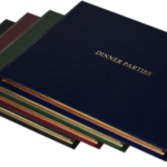 A4 landscape hardcover thesis binding with gold lettering – MyThesis NZ